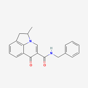 N-benzyl-2-methyl-6-oxo-1,2-dihydro-6H-pyrrolo[3,2,1-ij]quinoline-5-carboxamide