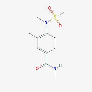 N,3-dimethyl-4-[methyl(methylsulfonyl)amino]benzamide