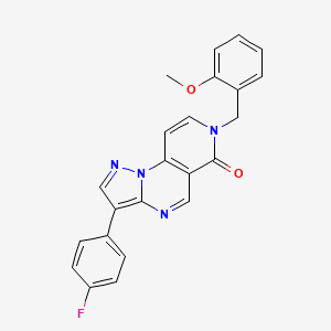 3-(4-fluorophenyl)-7-(2-methoxybenzyl)pyrazolo[1,5-a]pyrido[3,4-e]pyrimidin-6(7H)-one