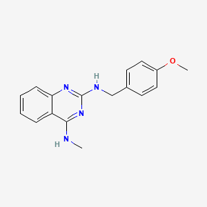 N~2~-(4-methoxybenzyl)-N~4~-methyl-2,4-quinazolinediamine