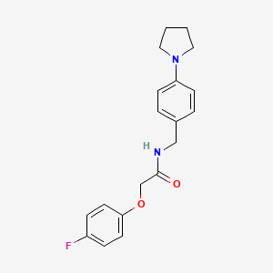 2-(4-fluorophenoxy)-N-[4-(1-pyrrolidinyl)benzyl]acetamide