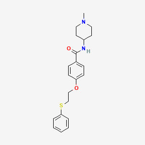 N-(1-methyl-4-piperidinyl)-4-[2-(phenylthio)ethoxy]benzamide