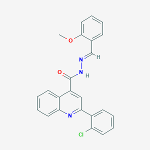 2-(2-chlorophenyl)-N'-(2-methoxybenzylidene)-4-quinolinecarbohydrazide