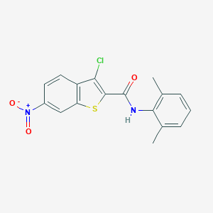 3-chloro-N-(2,6-dimethylphenyl)-6-nitro-1-benzothiophene-2-carboxamide