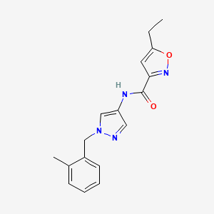 5-ethyl-N-[1-(2-methylbenzyl)-1H-pyrazol-4-yl]-3-isoxazolecarboxamide