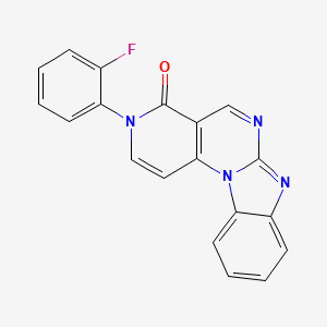 3-(2-fluorophenyl)pyrido[3',4':5,6]pyrimido[1,2-a]benzimidazol-4(3H)-one