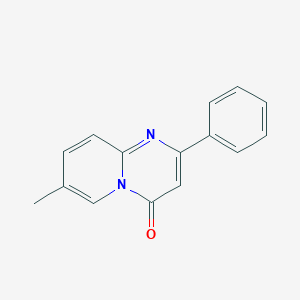 molecular formula C15H12N2O B4462319 7-methyl-2-phenyl-4H-pyrido[1,2-a]pyrimidin-4-one CAS No. 87591-80-8