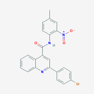 2-(4-bromophenyl)-N-(4-methyl-2-nitrophenyl)quinoline-4-carboxamide