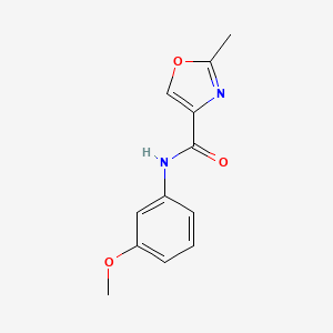 N-(3-methoxyphenyl)-2-methyl-1,3-oxazole-4-carboxamide