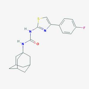 N-(1-adamantyl)-N'-[4-(4-fluorophenyl)-1,3-thiazol-2-yl]urea