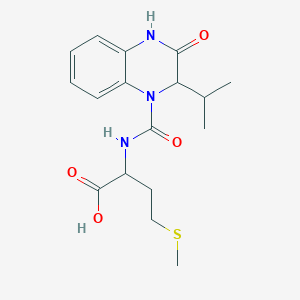 N-[(2-isopropyl-3-oxo-3,4-dihydro-1(2H)-quinoxalinyl)carbonyl]methionine