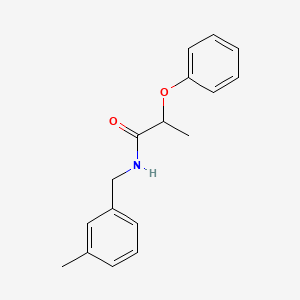 N-(3-methylbenzyl)-2-phenoxypropanamide