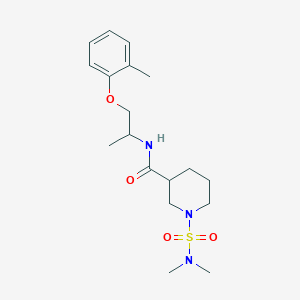 1-[(dimethylamino)sulfonyl]-N-[1-methyl-2-(2-methylphenoxy)ethyl]-3-piperidinecarboxamide