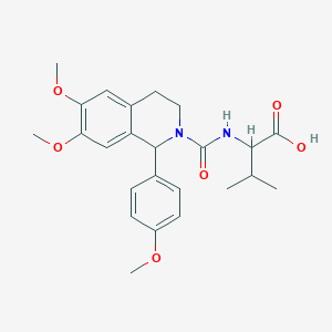 N-{[6,7-dimethoxy-1-(4-methoxyphenyl)-3,4-dihydro-2(1H)-isoquinolinyl]carbonyl}valine