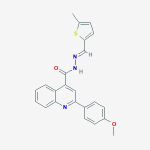 2-(4-methoxyphenyl)-N'-[(5-methyl-2-thienyl)methylene]-4-quinolinecarbohydrazide