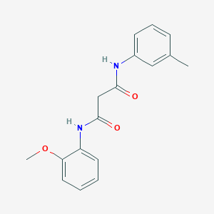 N-(2-methoxyphenyl)-N'-(3-methylphenyl)malonamide