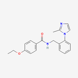 4-ethoxy-N-[2-(2-methyl-1H-imidazol-1-yl)benzyl]benzamide