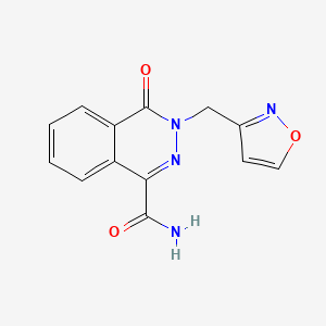 3-(3-isoxazolylmethyl)-4-oxo-3,4-dihydro-1-phthalazinecarboxamide