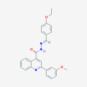 N'-(4-ethoxybenzylidene)-2-(3-methoxyphenyl)-4-quinolinecarbohydrazide