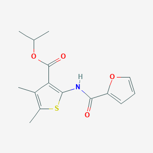 Isopropyl 2-(2-furoylamino)-4,5-dimethyl-3-thiophenecarboxylate