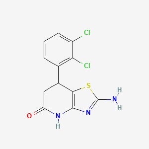 2-amino-7-(2,3-dichlorophenyl)-6,7-dihydro[1,3]thiazolo[4,5-b]pyridin-5(4H)-one