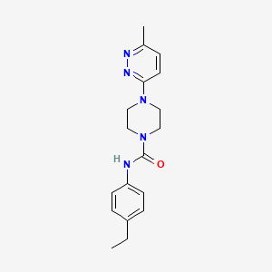 N-(4-ethylphenyl)-4-(6-methyl-3-pyridazinyl)-1-piperazinecarboxamide