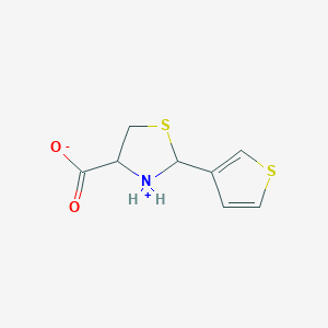 2-(Thiophen-3-yl)-1,3-thiazolidine-4-carboxylic acid