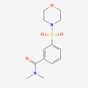 N,N-dimethyl-3-(4-morpholinylsulfonyl)benzamide