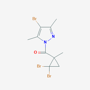 4-bromo-1-[(2,2-dibromo-1-methylcyclopropyl)carbonyl]-3,5-dimethyl-1H-pyrazole