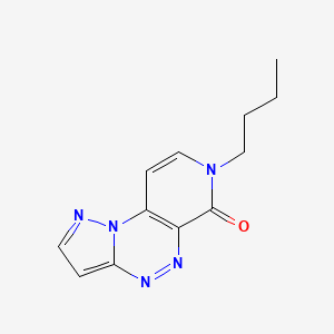 molecular formula C12H13N5O B4463871 7-butylpyrazolo[5,1-c]pyrido[4,3-e][1,2,4]triazin-6(7H)-one 