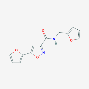 5-(2-furyl)-N-(2-furylmethyl)-3-isoxazolecarboxamide