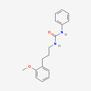 molecular formula C17H20N2O2 B4463939 N-[3-(2-methoxyphenyl)propyl]-N'-phenylurea 