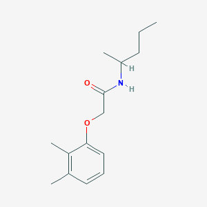 molecular formula C15H23NO2 B4463943 2-(2,3-dimethylphenoxy)-N-(1-methylbutyl)acetamide 