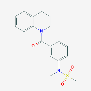 N-[3-(3,4-dihydro-1(2H)-quinolinylcarbonyl)phenyl]-N-methylmethanesulfonamide