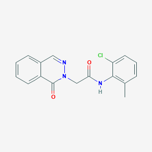 molecular formula C17H14ClN3O2 B4464037 N-(2-chloro-6-methylphenyl)-2-(1-oxo-2(1H)-phthalazinyl)acetamide 