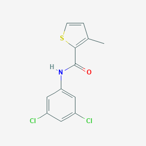 molecular formula C12H9Cl2NOS B446404 N-(3,5-dichlorophenyl)-3-methylthiophene-2-carboxamide 