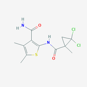 2-{[(2,2-Dichloro-1-methylcyclopropyl)carbonyl]amino}-4,5-dimethylthiophene-3-carboxamide