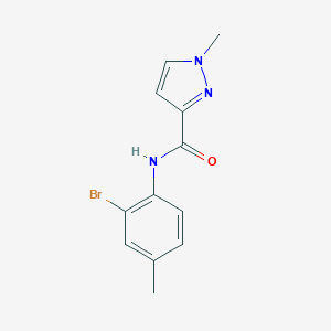 N-(2-bromo-4-methylphenyl)-1-methyl-1H-pyrazole-3-carboxamide