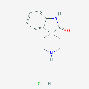 molecular formula C12H15ClN2O B044644 螺[吲哚啉-3,4'-哌啶]-2-酮盐酸盐 CAS No. 356072-46-3