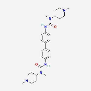 N',N'''-4,4'-biphenyldiylbis[N-methyl-N-(1-methyl-4-piperidinyl)urea]