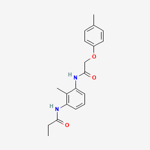 N-(2-methyl-3-{[(4-methylphenoxy)acetyl]amino}phenyl)propanamide