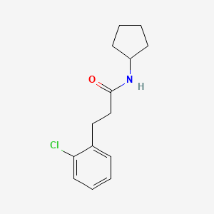 3-(2-chlorophenyl)-N-cyclopentylpropanamide
