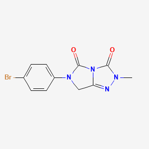 6-(4-bromophenyl)-2-methyl-6,7-dihydro-3H-imidazo[5,1-c][1,2,4]triazole-3,5(2H)-dione