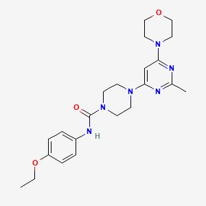 N-(4-ETHOXYPHENYL)-4-[2-METHYL-6-(MORPHOLIN-4-YL)PYRIMIDIN-4-YL]PIPERAZINE-1-CARBOXAMIDE