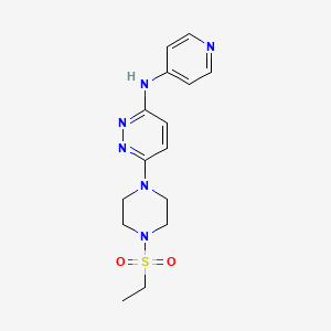 6-[4-(ethylsulfonyl)-1-piperazinyl]-N-4-pyridinyl-3-pyridazinamine