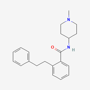 N-(1-methyl-4-piperidinyl)-2-(2-phenylethyl)benzamide