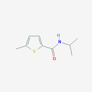 molecular formula C9H13NOS B446509 N-isopropyl-5-methyl-2-thiophenecarboxamide 