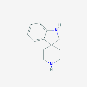 molecular formula C12H16N2 B044651 螺[吲哚啉-3,4'-哌啶] CAS No. 171-75-5