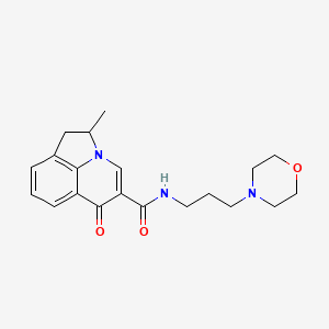 2-methyl-N-[3-(4-morpholinyl)propyl]-6-oxo-1,2-dihydro-6H-pyrrolo[3,2,1-ij]quinoline-5-carboxamide