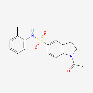 1-acetyl-N-(2-methylphenyl)-2,3-dihydro-1H-indole-5-sulfonamide